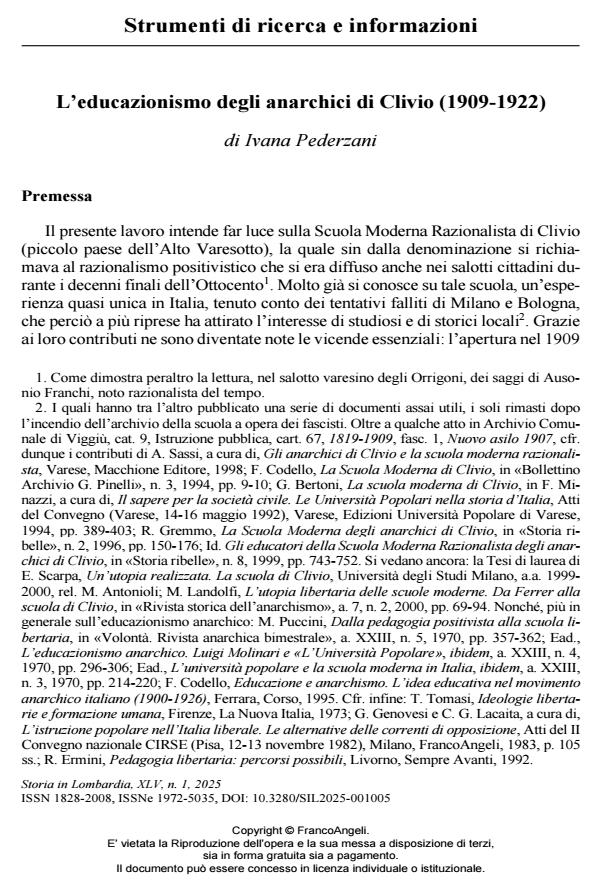 Anteprima articolo
