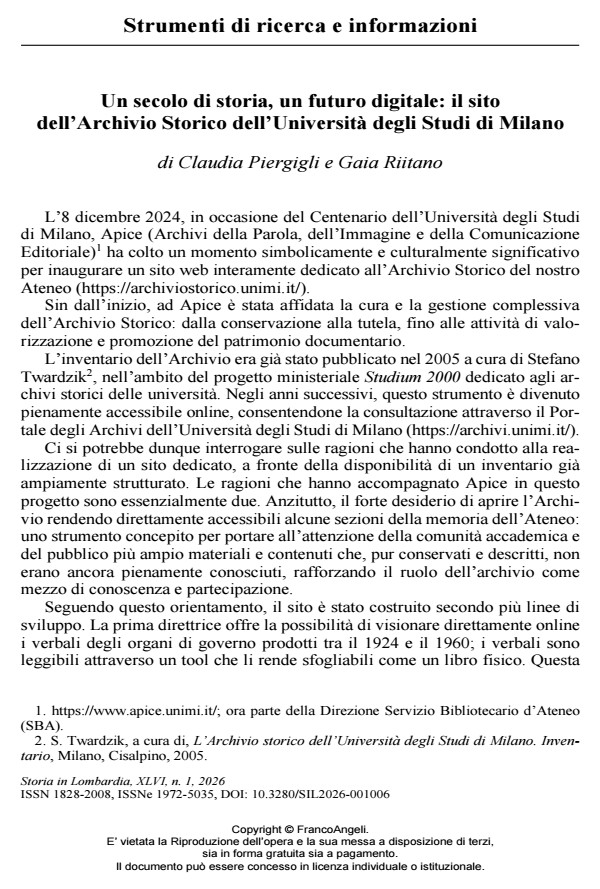 Anteprima articolo