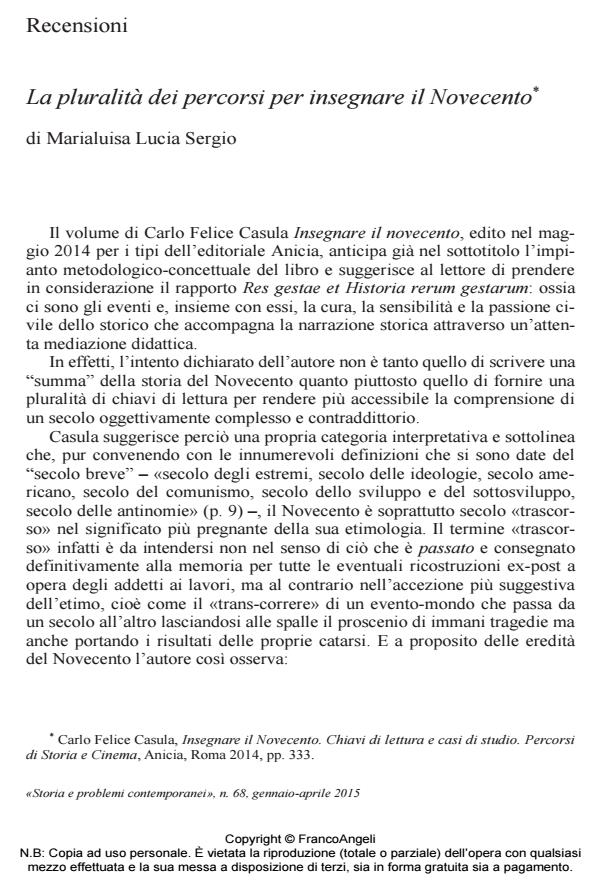 Anteprima articolo