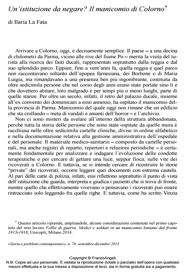 Anteprima articolo