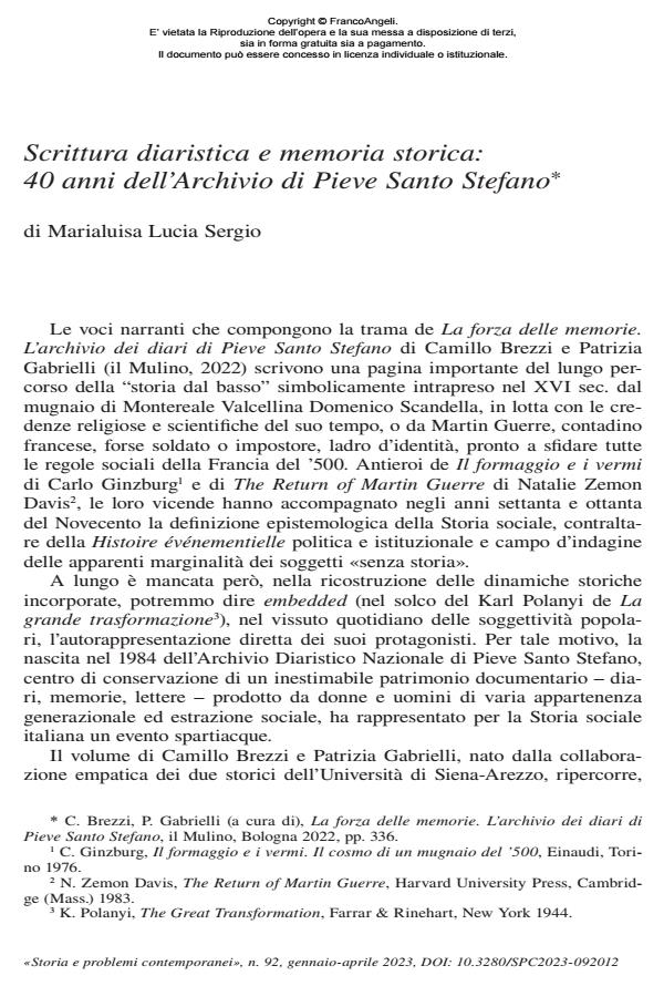 Anteprima articolo