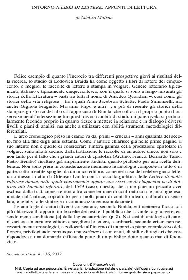 Anteprima articolo