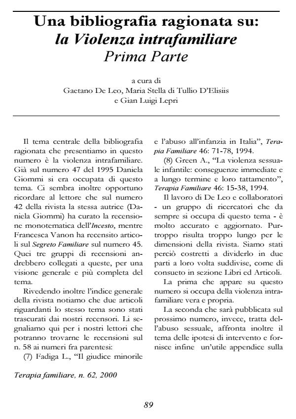 Anteprima articolo