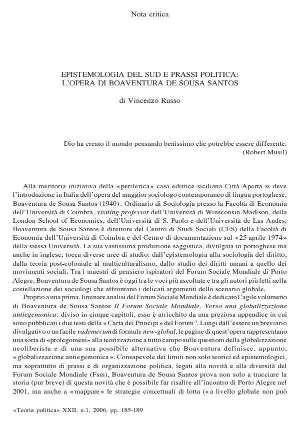 Anteprima articolo