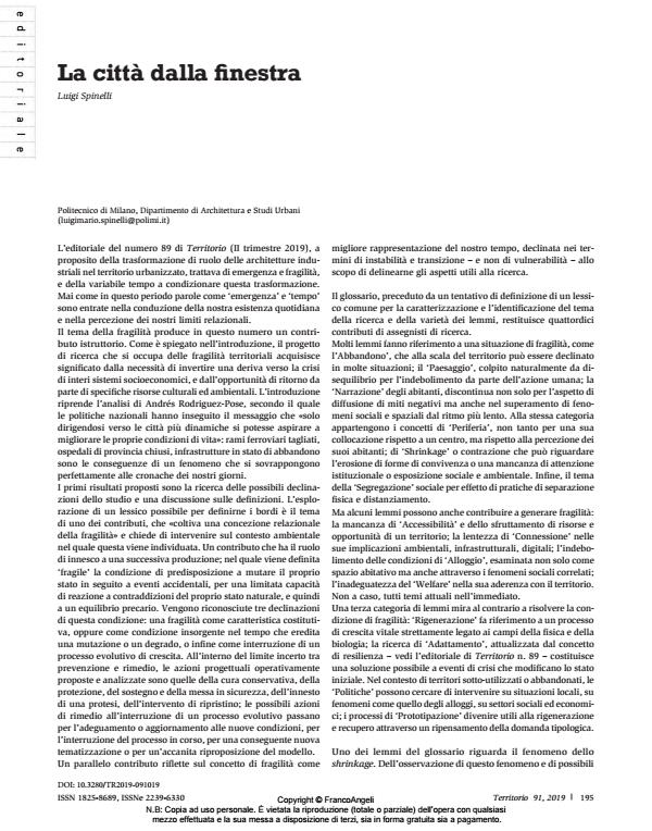 Anteprima articolo