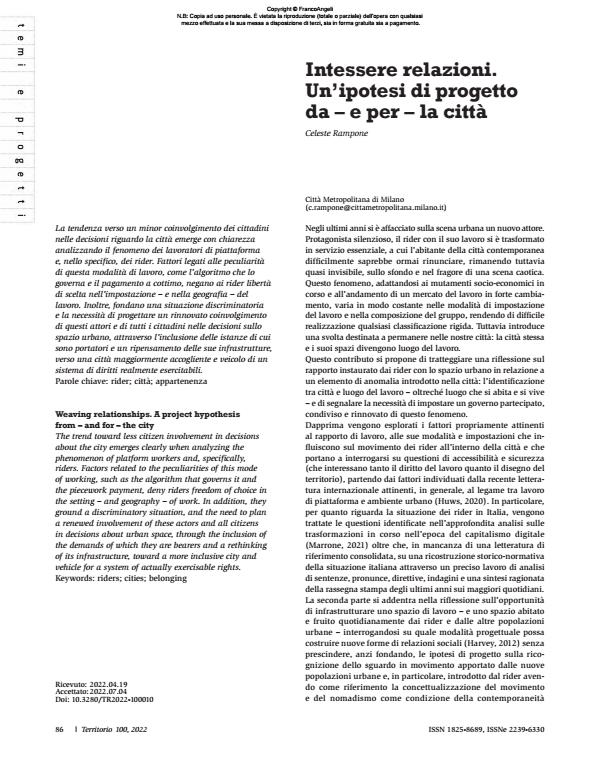 Anteprima articolo