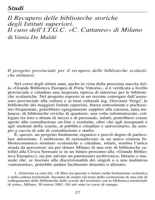 Anteprima articolo